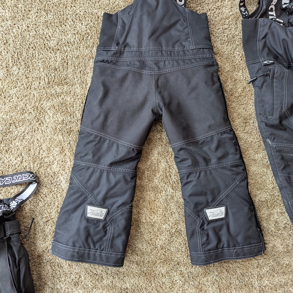 Kids Black Overalls